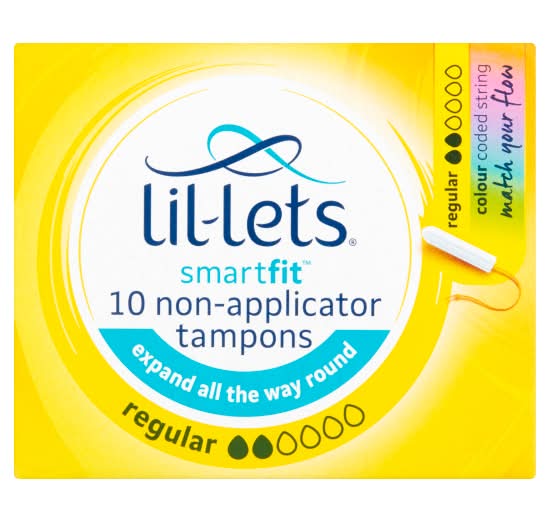 Lil-Lets Smartfit Non-Applicator Tampons Regular (27.22g)