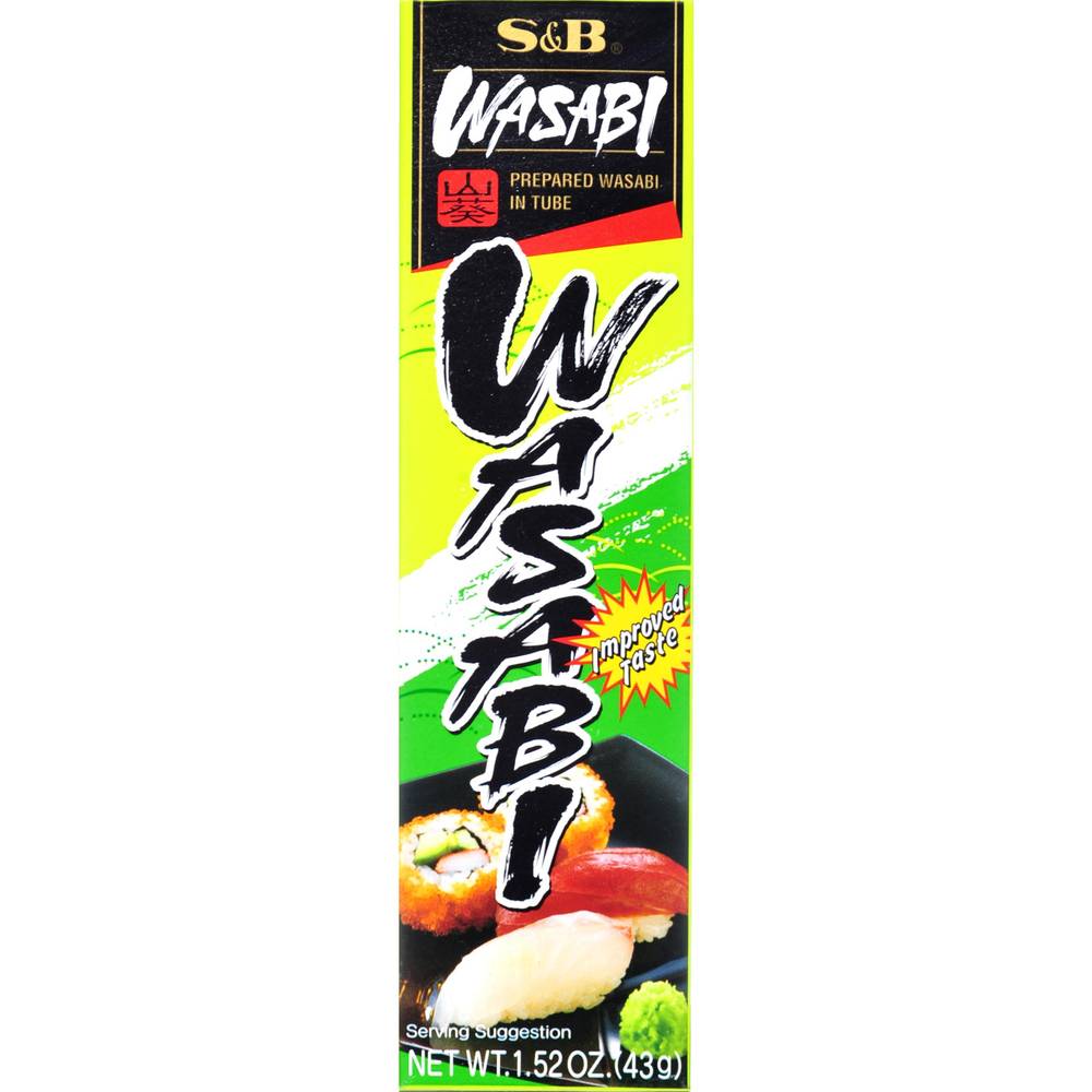 S&B Wasabi Paste in Tube (43g)