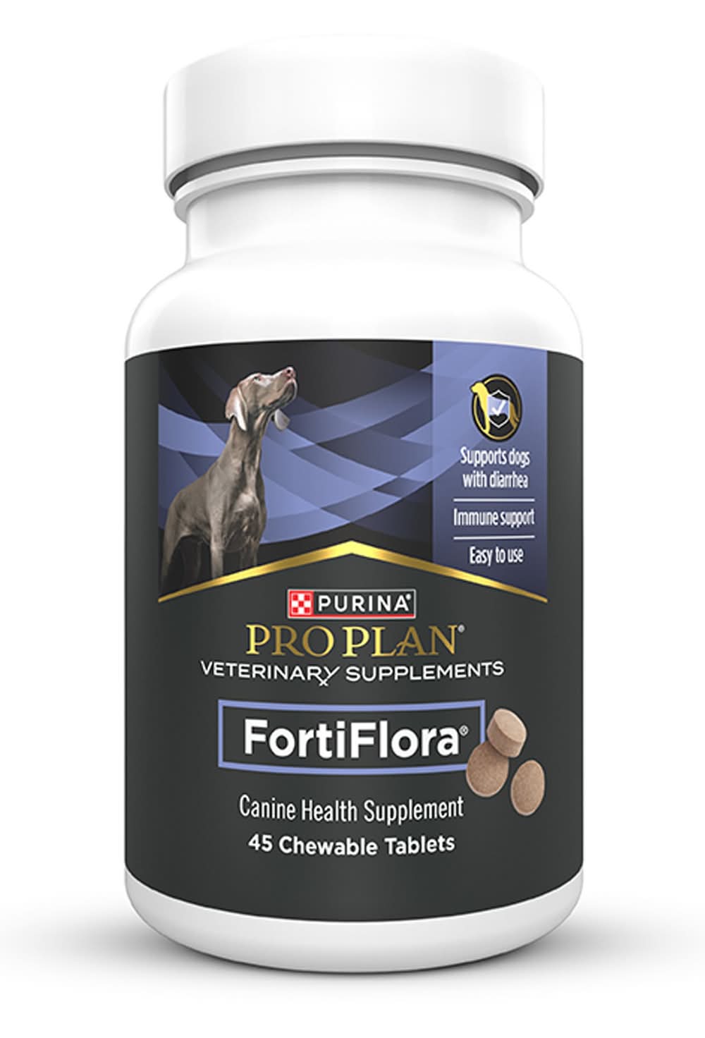 Purina® Pro Plan® Dog Veterinary Supplements FortiFlora Chewable Tablets, Liver Flavor, 45 Count