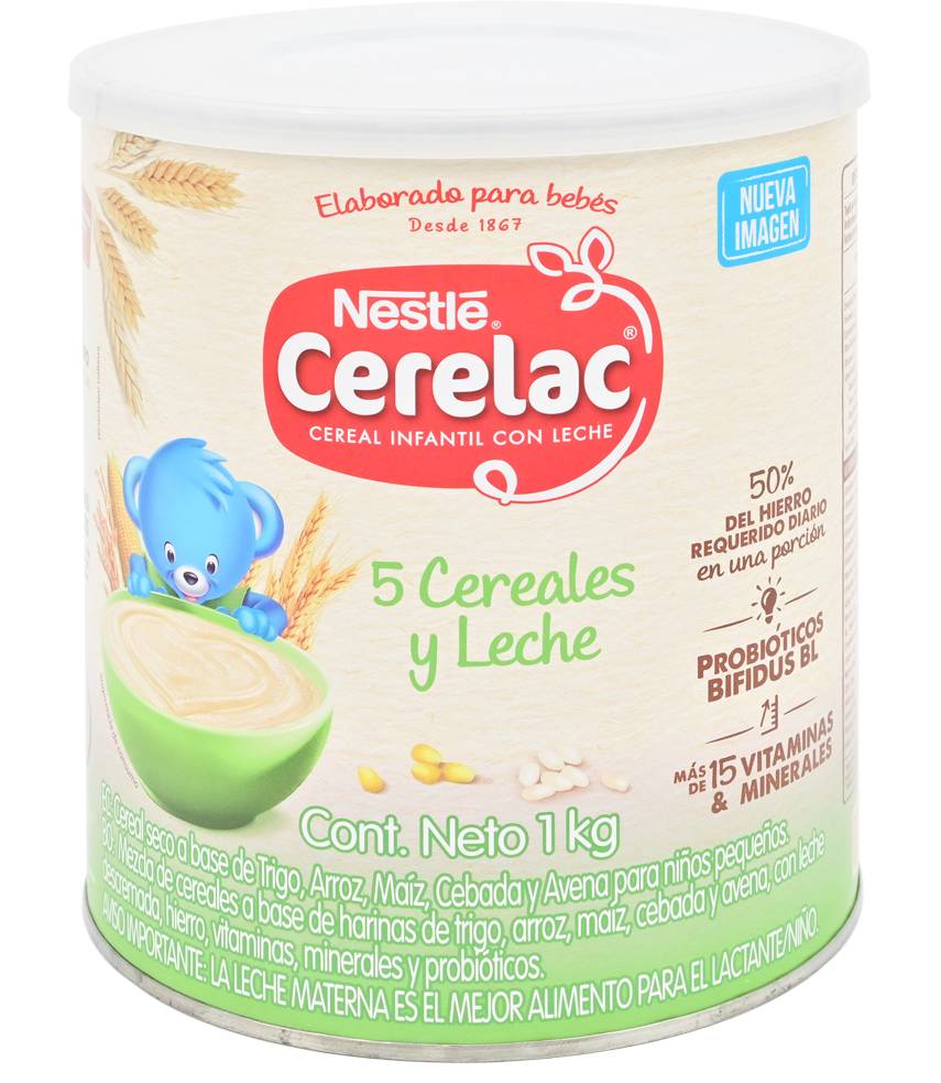 CERELAC 5 CEREALES LATA*1KG