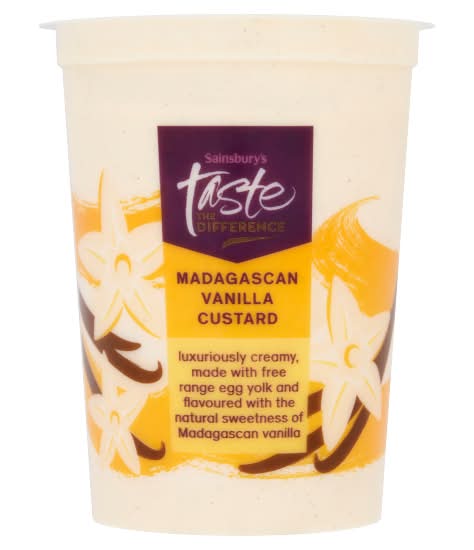 Sainsbury's Taste the Difference Madagascan Vanilla, Creamy Custard (500g)