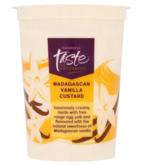 Sainsbury's Taste the Difference Madagascan Vanilla, Custard (500g)