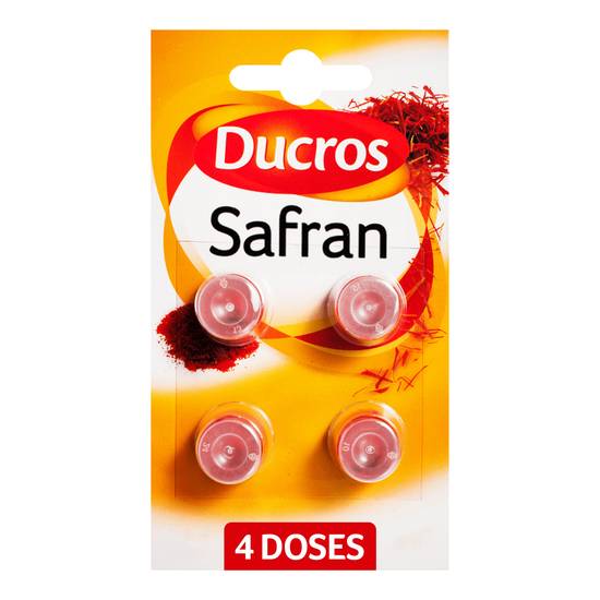 Ducros - -Safran moulu (4 pièces)