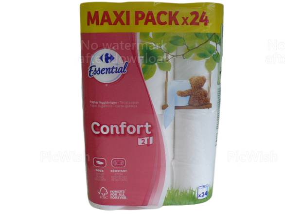 Carrefour Essential - Papier toilette confort doux