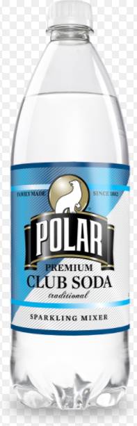 Polar Club Soda - 12/1L plastic bottles (1X12|1 Unit per Case)