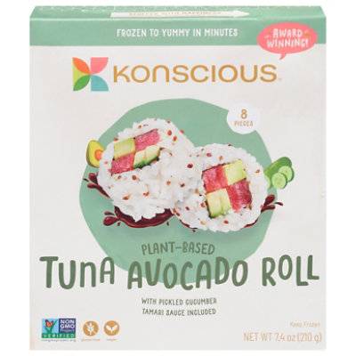 Konscious Plant-Based Tuna Avocado Roll