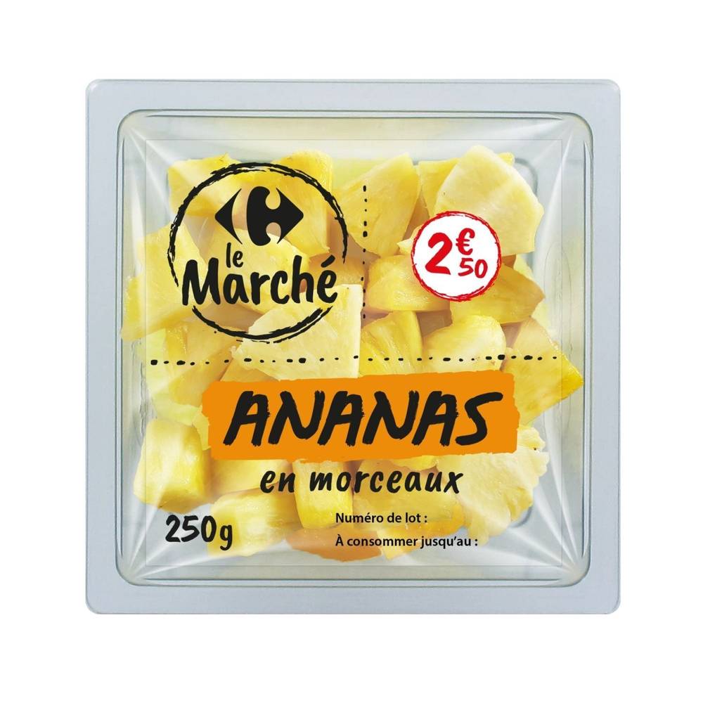 Carrefour - Ananas en morceaux