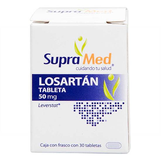Supra med losartán tabletas 50 mg (30 un)