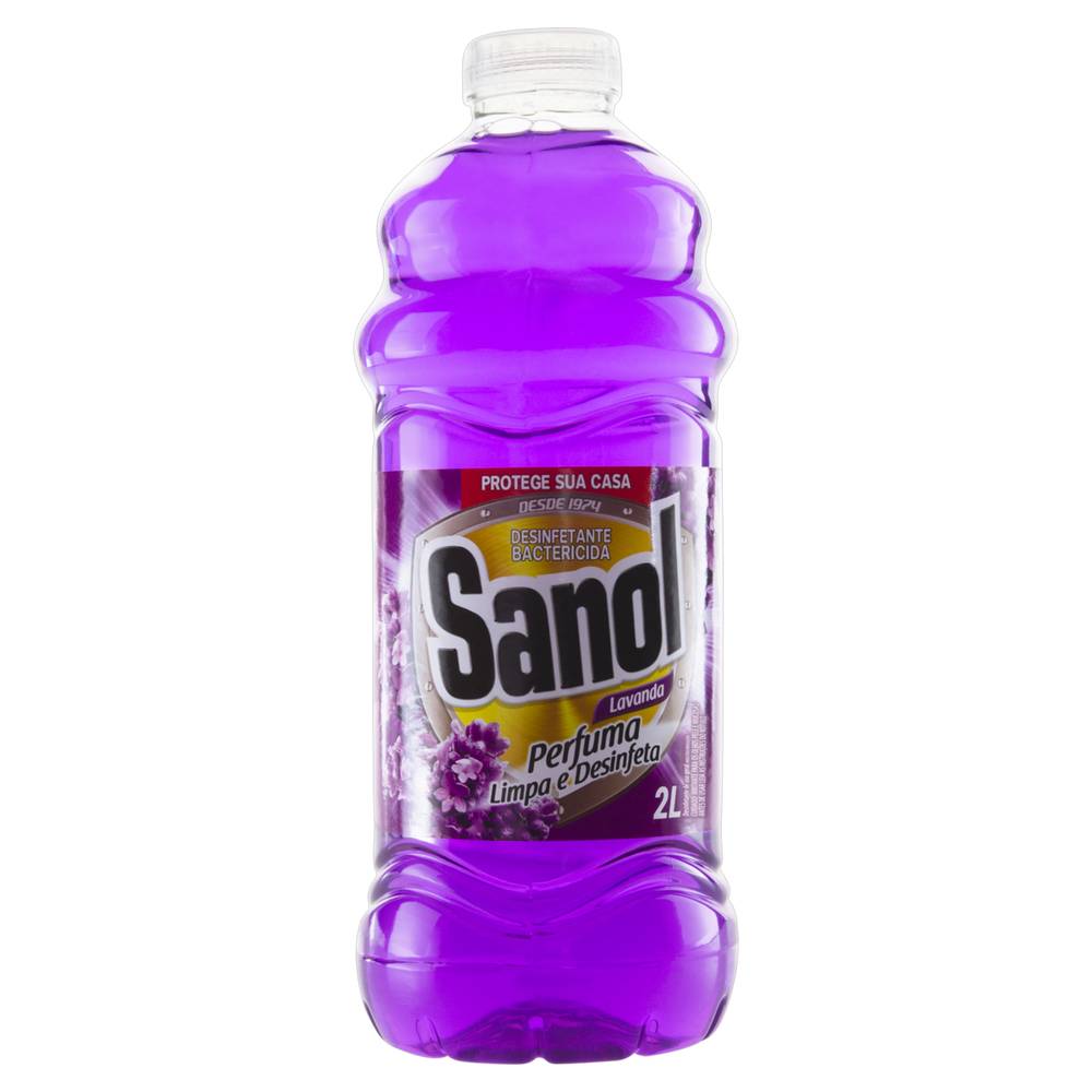 Sanol · Desinfetante bactericida perfumado - Lavanda (2 L)