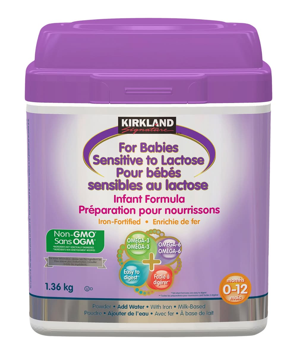 Kirkland Signature - Préparation Pour Nourrissons Sensibles Au Lactose, 1,36 Kg / Kirkland Signature Lactose Sensitive Infant Formula, 1.36 Kg