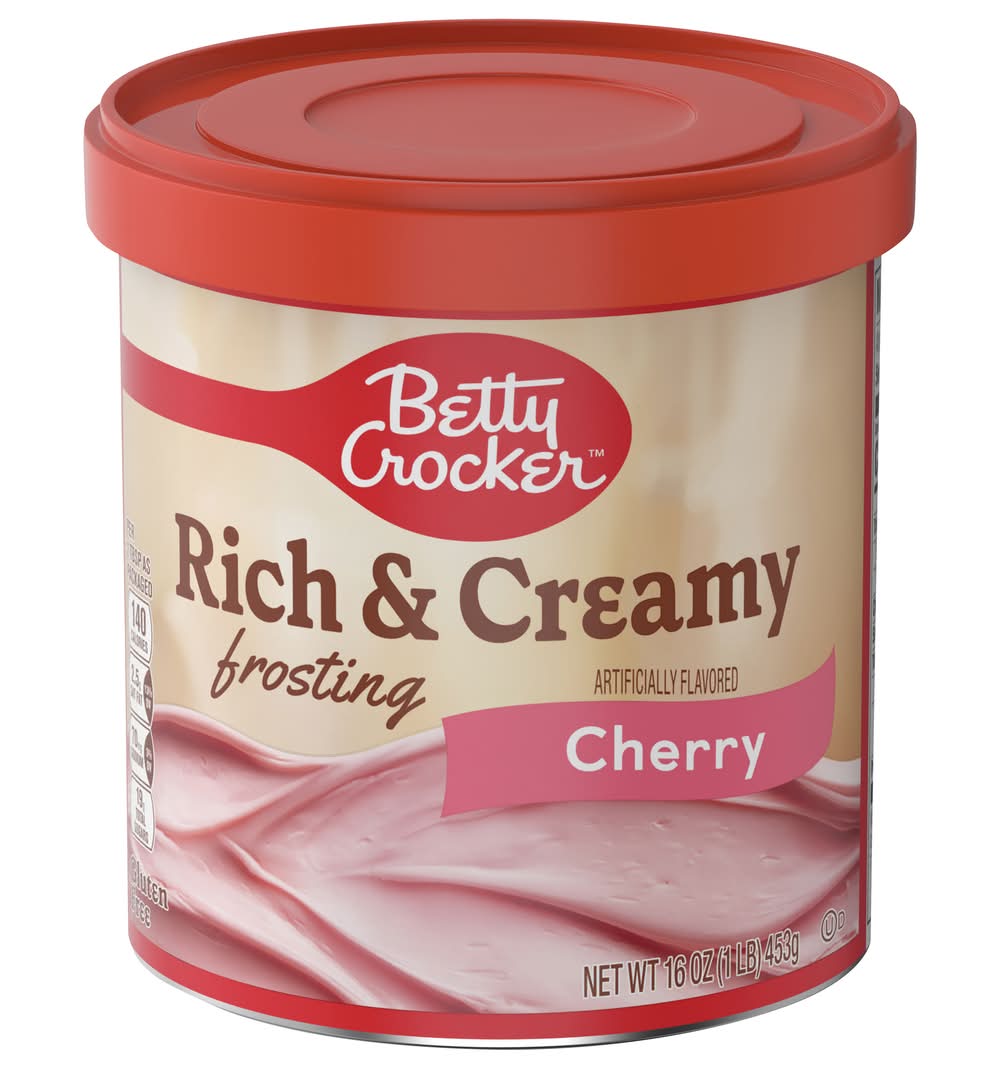 Betty Crocker Rich and Creamy Frosting, Cherry (16 oz)
