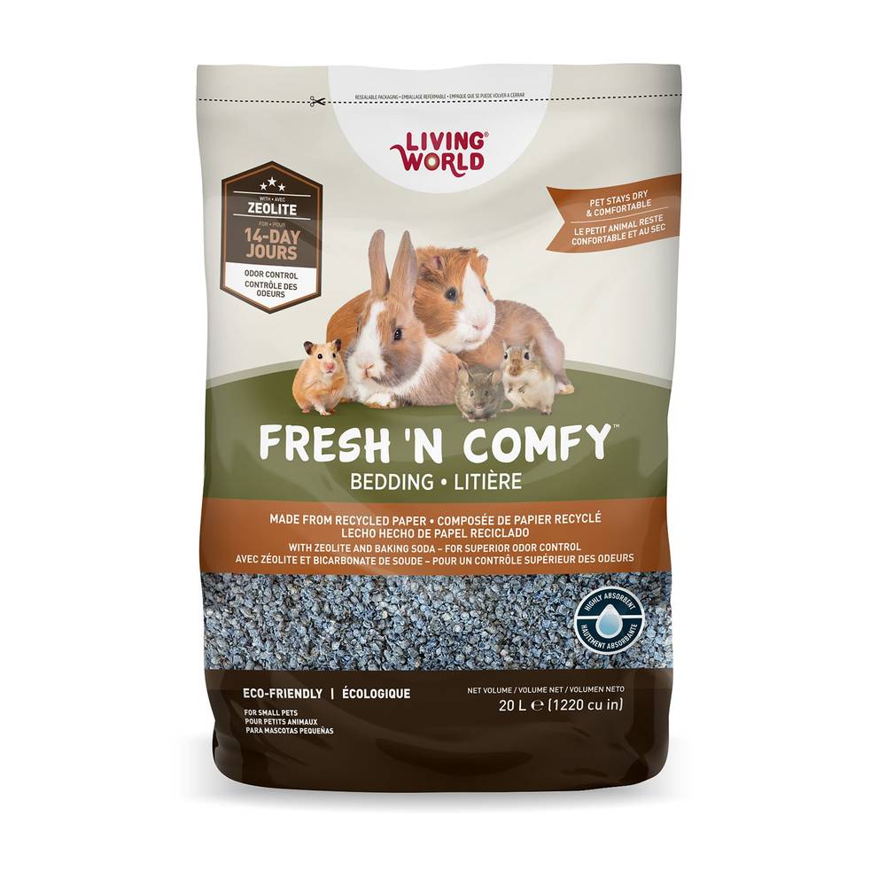 Living World® Fresh 'N Comfy Small Animal Bedding (Color: Assorted, Size: 20 L)