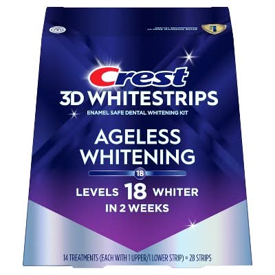 Crest 3D Ageless Whitening Strips (28 ct)