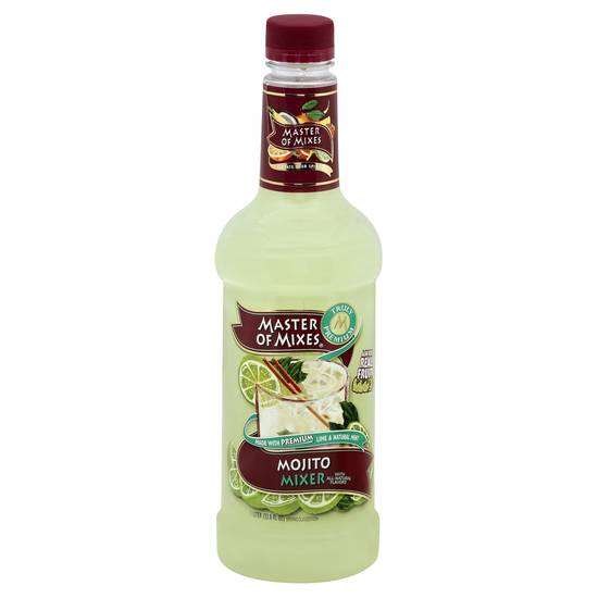 Master Of Mixes Premium Lime & Natural Mint Mojito Mixer (33.8 fl oz)