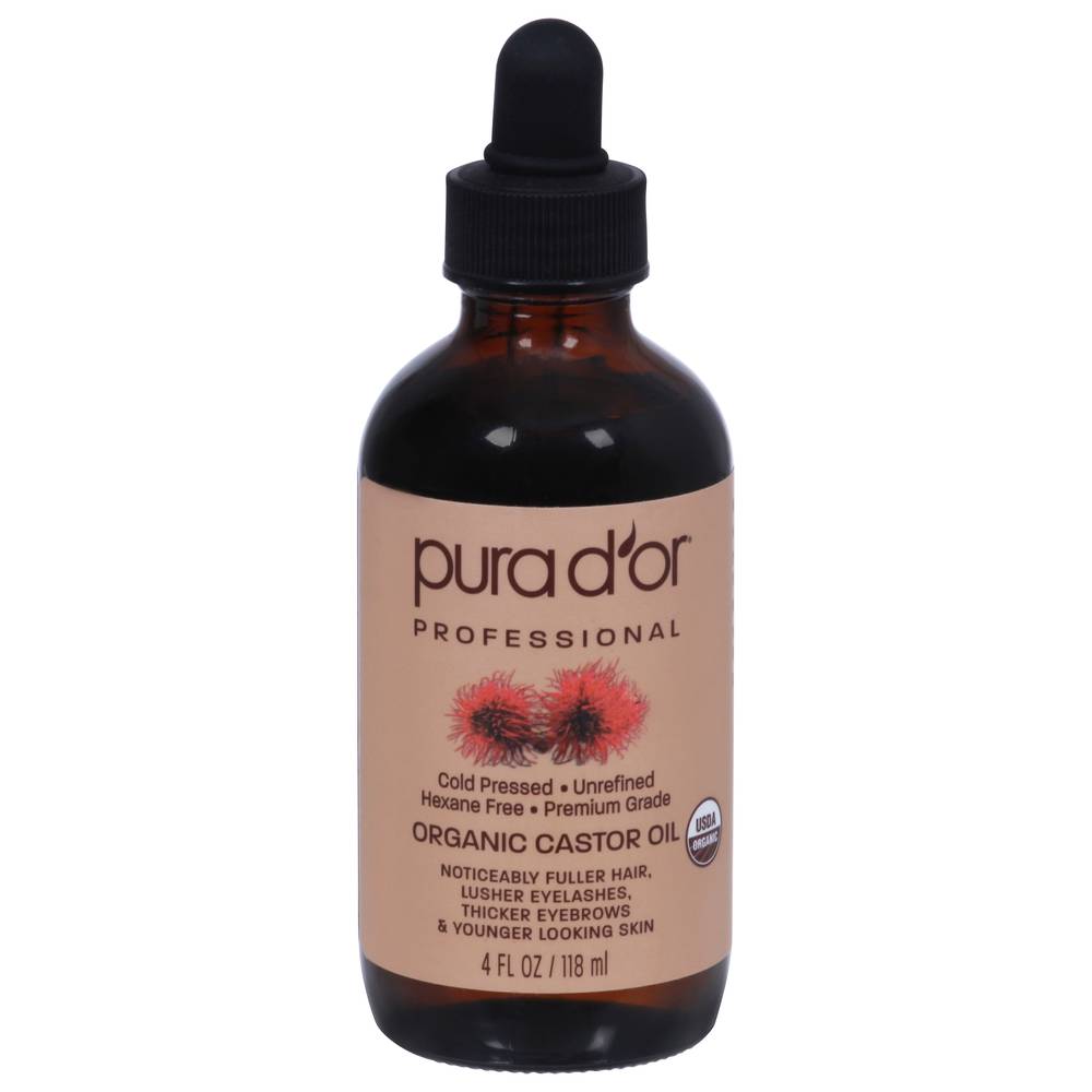 Pura D'or Castor Oil Organic (4 oz)