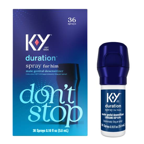 K-Y Duration Male Genital Desensitizer Spray, 36 Sprays
