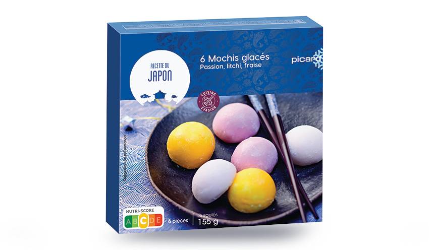 Assortiment de 6 mochis glacés