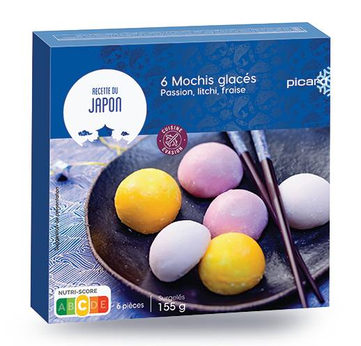Assortiment de 6 mochis glacés