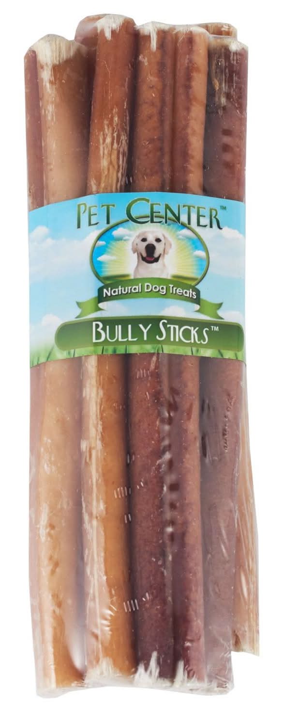 Pet Center Bully Sticks 6in Dog Treats, 8 pack