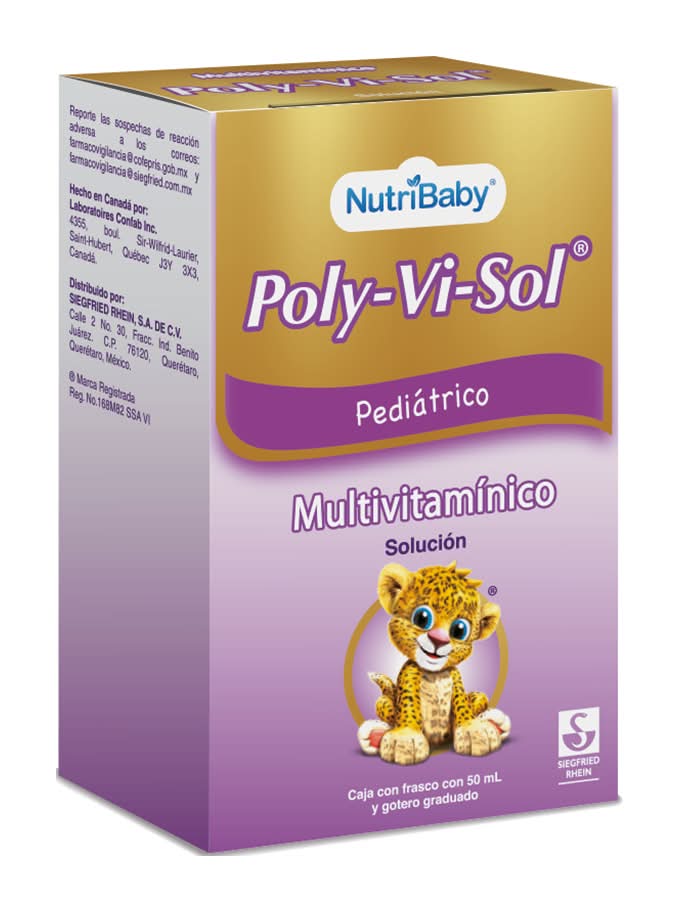 Nutri Baby · Multivitamínico pediátrico solución poly-vi-sol (50 ml)