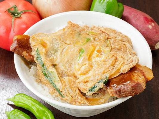 【卵とじ】おふくろの角煮丼