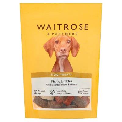 Waitrose & Partners Partners Picnic Jumbles With Assorted Meats & Cheese Dog Treats (150g)