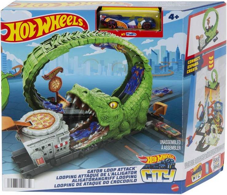 Hot Wheels · Pista némesis cocodrilo