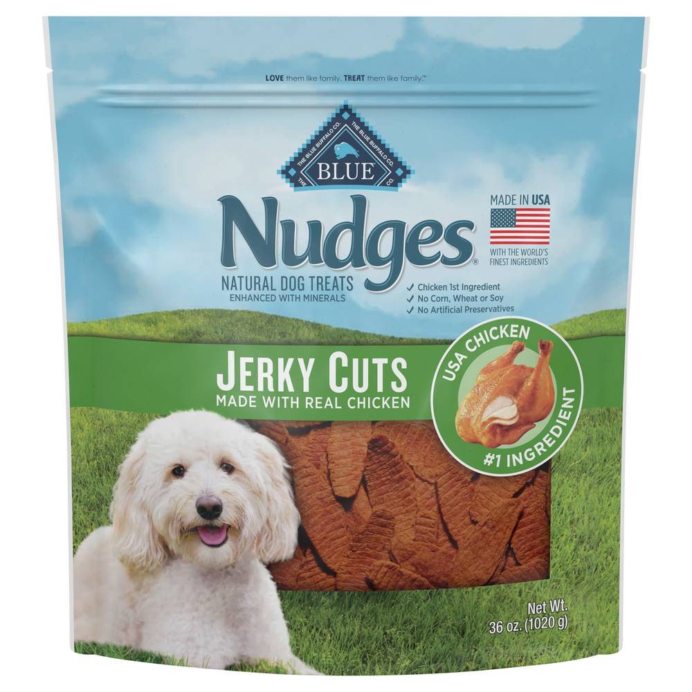 Blue Buffalo Nudges Jerky Cuts Chicken Natural Dog Treats