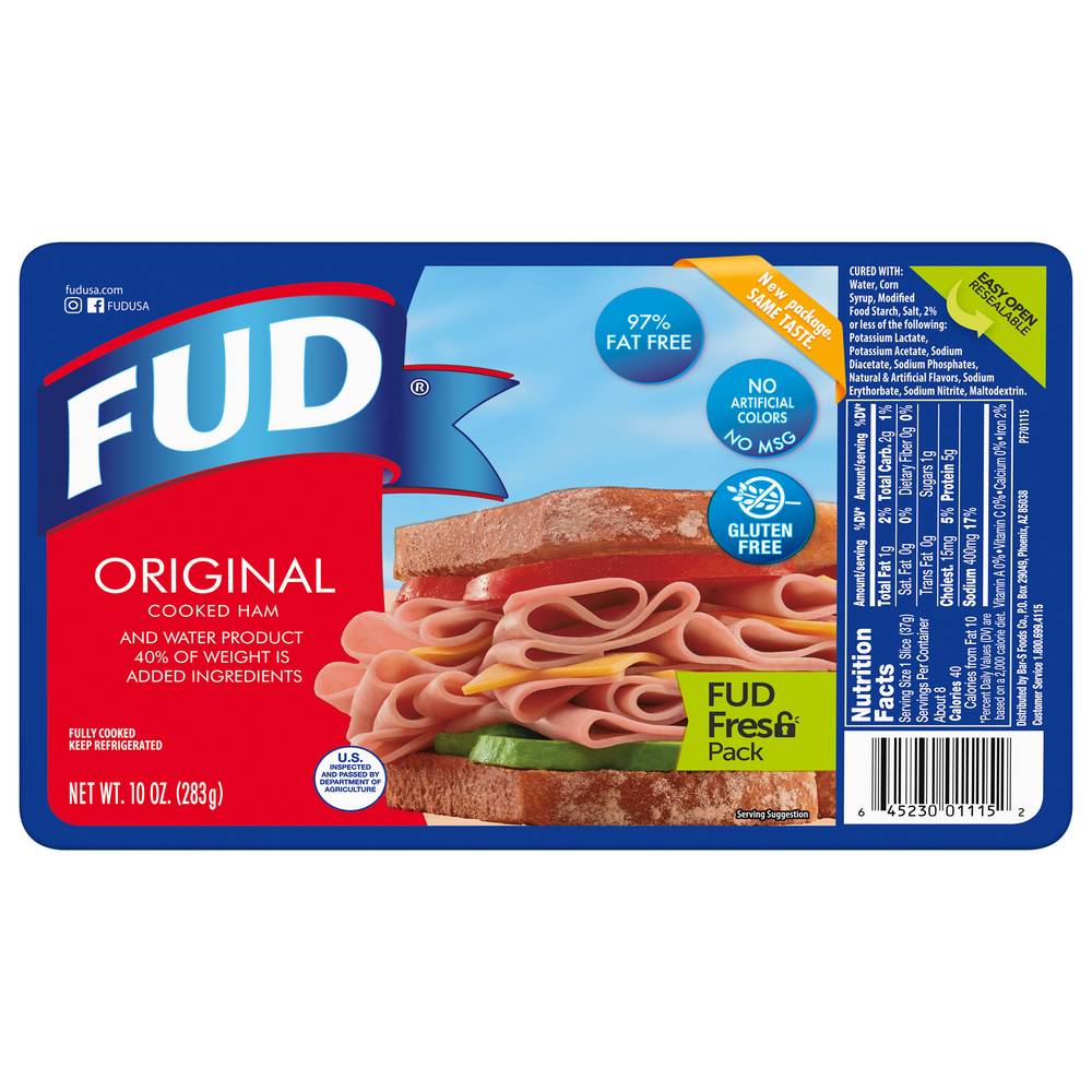 FUD Original Cooked Ham (10 oz)