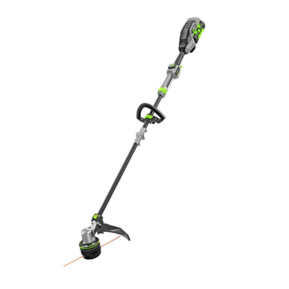 EGO POWER + POWERLOAD with LINE IQ 56-volt 16-in Telescopic Shaft Battery String Trimmer 4 Ah (Battery and Charger Included) | ST1623T