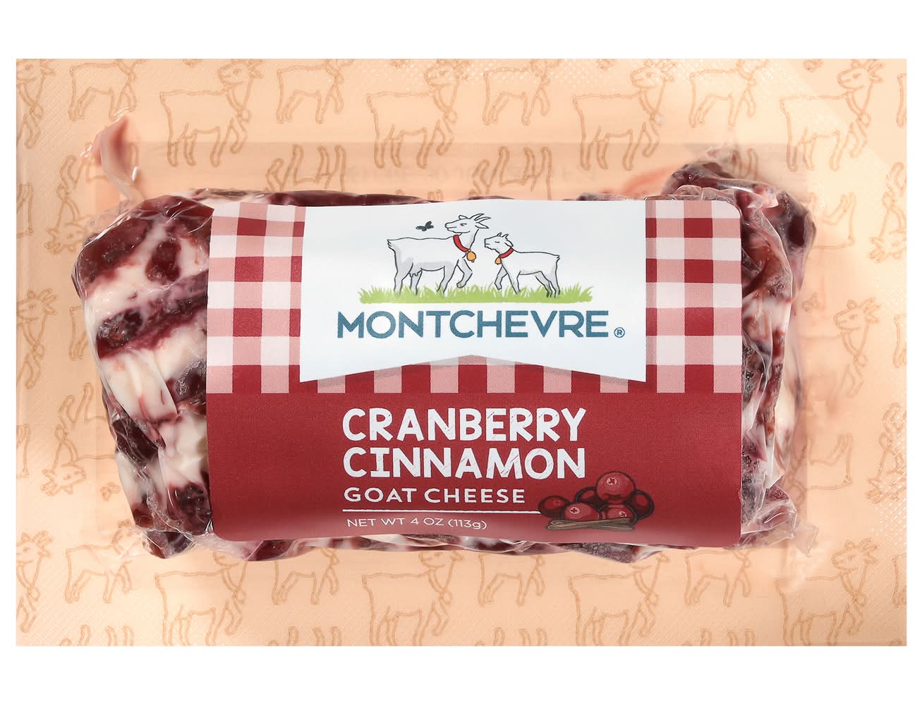 Montchevre Cranberry Cinnamon Goat Cheese (4 oz)