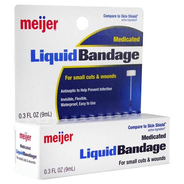 Meijer Medicated Liquid Bandage, 0.3 oz