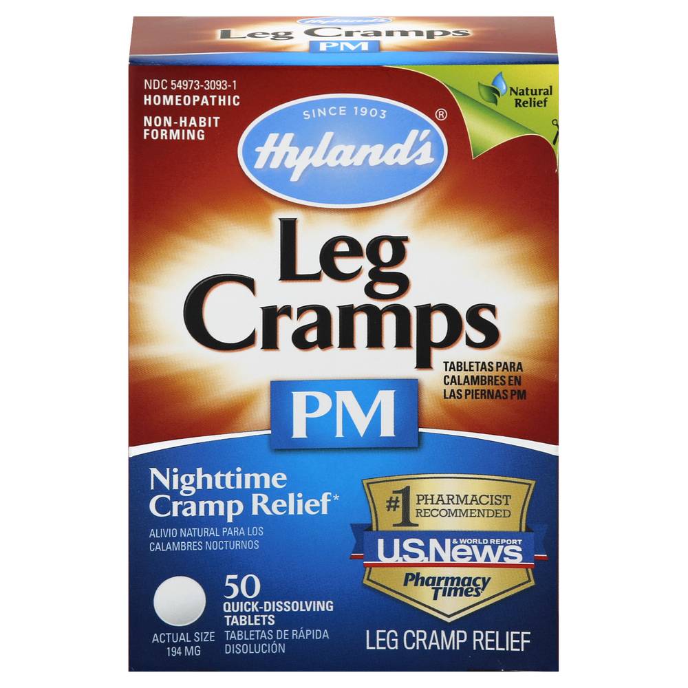 Hyland's Pm Leg Cramp Relief Quick-Dissolving Tablets (50 ct)