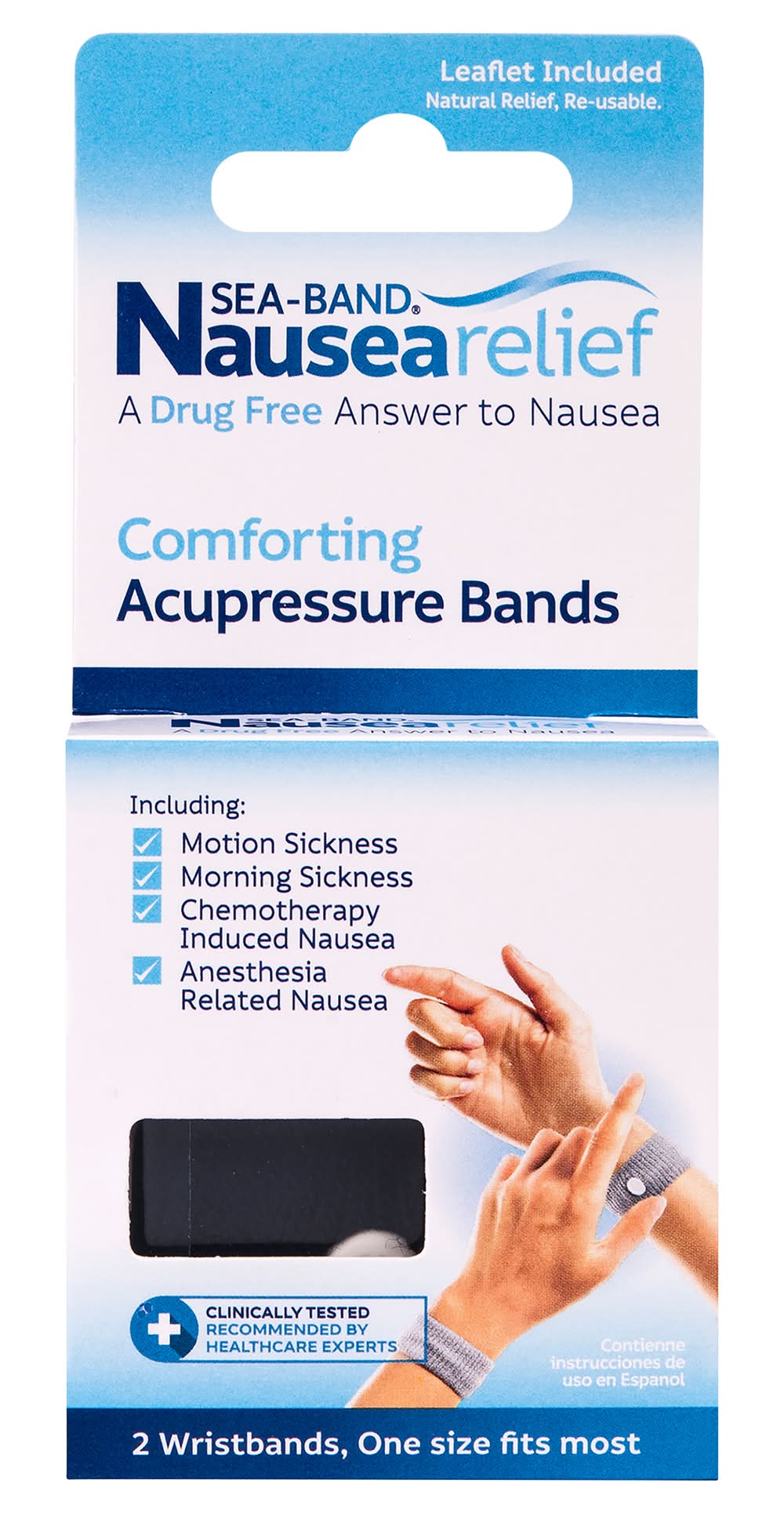 Sea-Band Anti-Nausea Adult Wristband (1.8 oz)