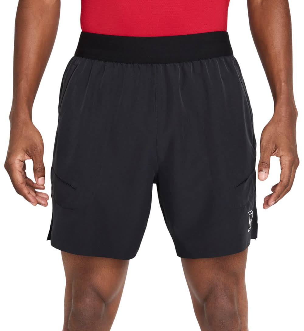 Nike Men's NikeCourt Advantage Dri-FIT 6" Tennis Short (Black, S)