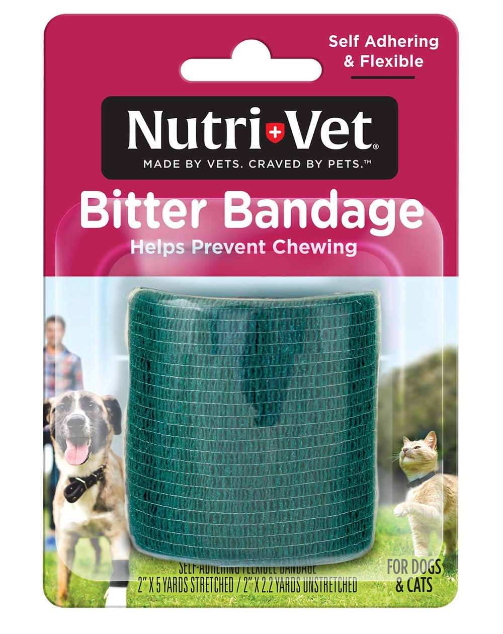 Nutri-Vet Bitter Dog & Cat Bandage, 1 ea