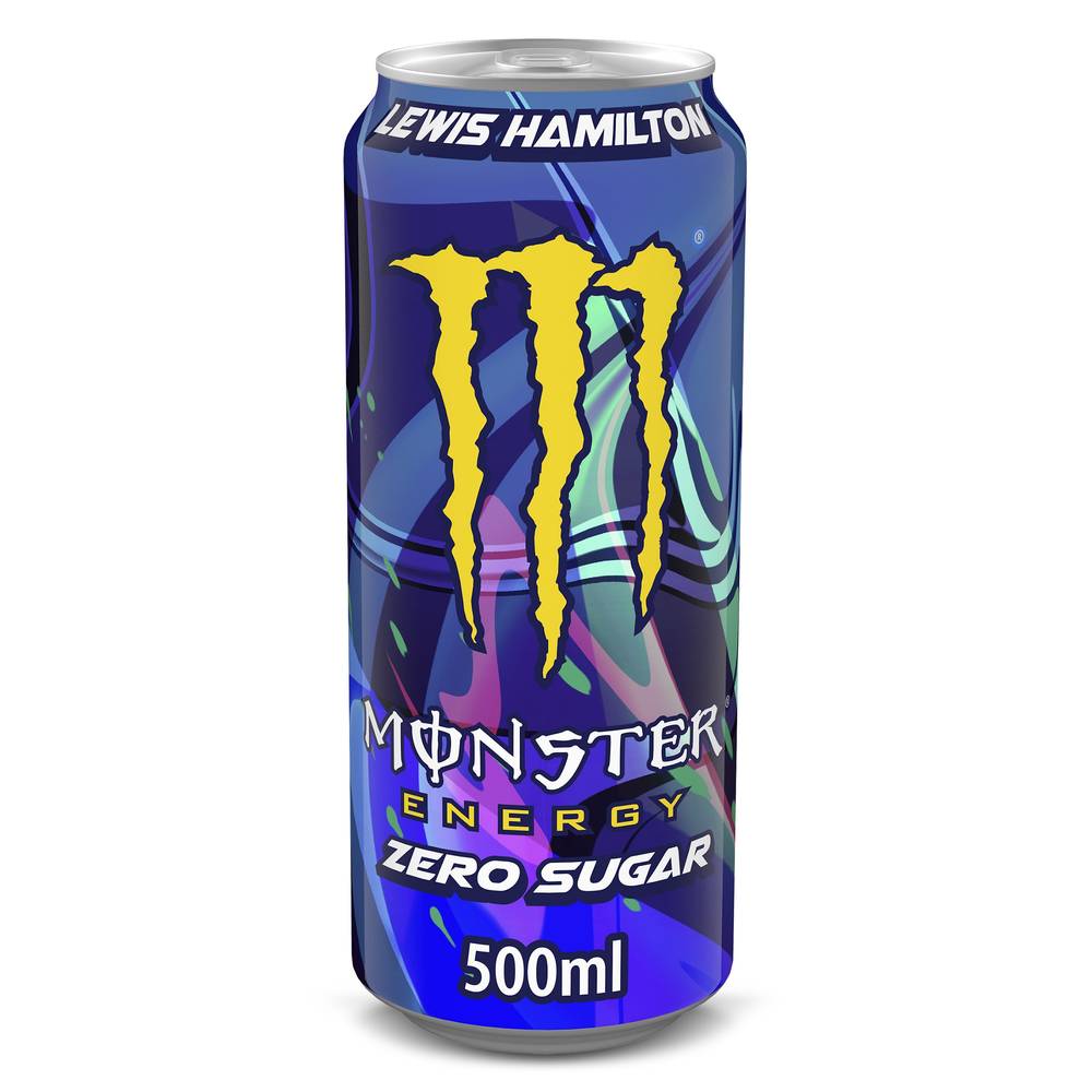 Bebida Energética Zero Azúcar Lewis Hamilton Monster Energy Lata 500 Ml