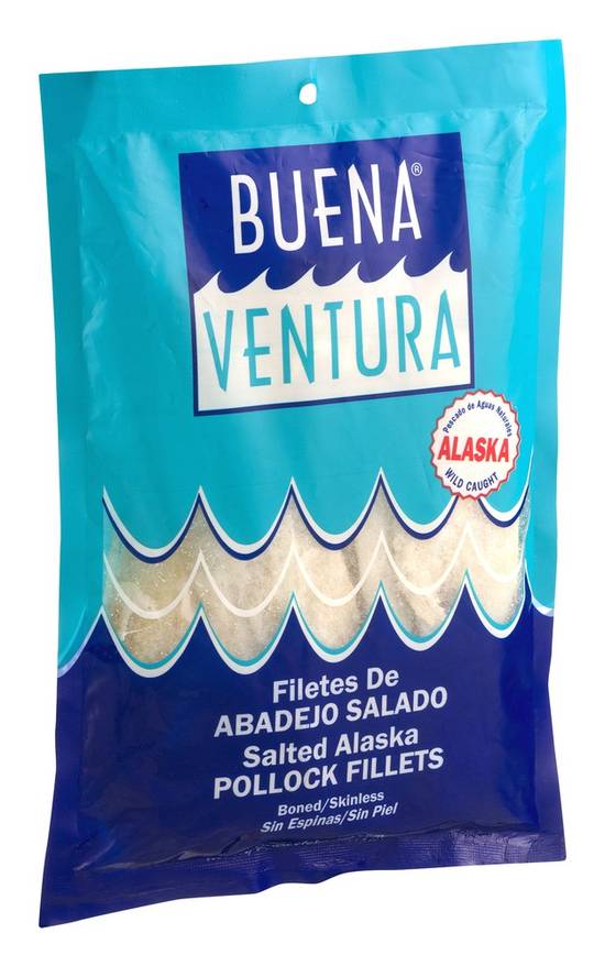 Buena Ventura Salted Alaska Pollock Fillets (1 lb)