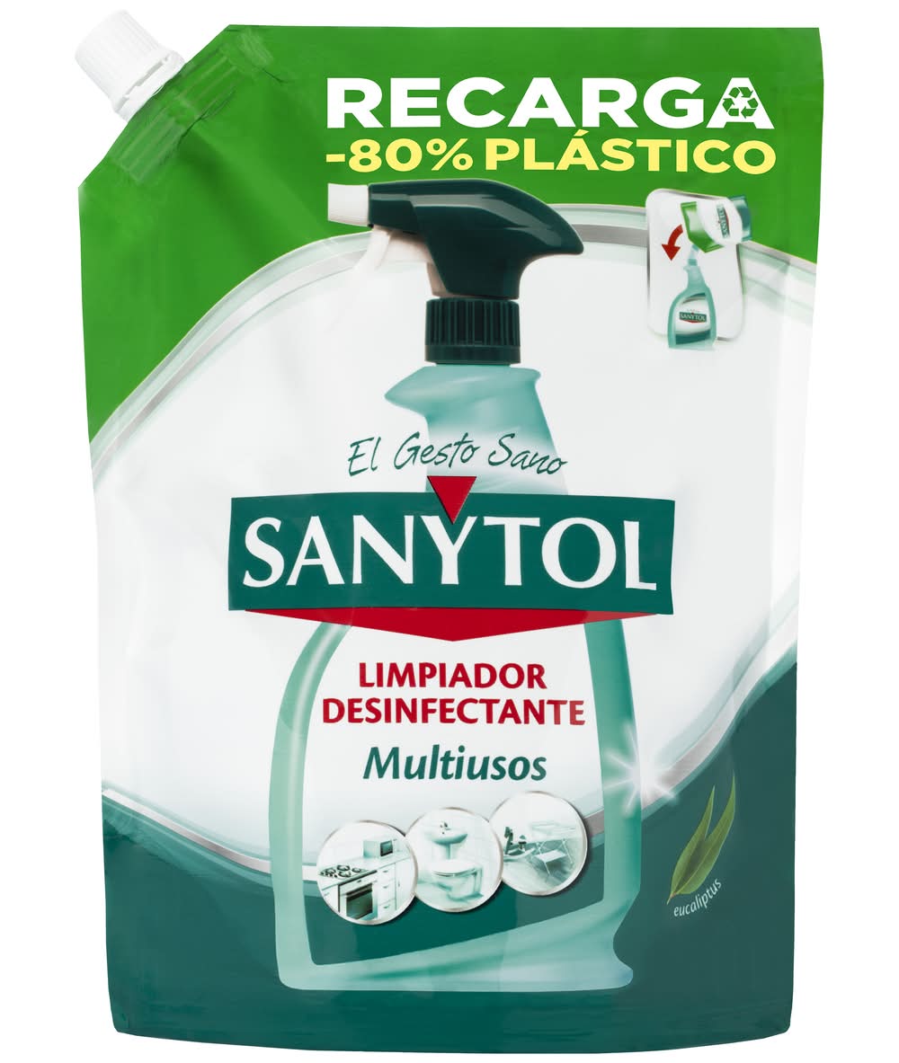 Limpiador desinfectante multiusos recarga · Sanytol (750 ml)
