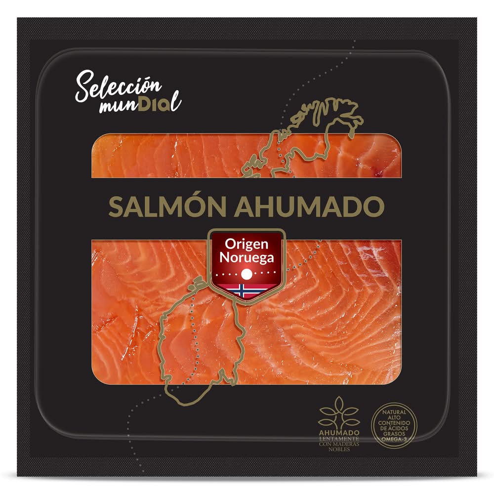 Salmón Ahumado Selección Mundial De Dia Sobre 200 G