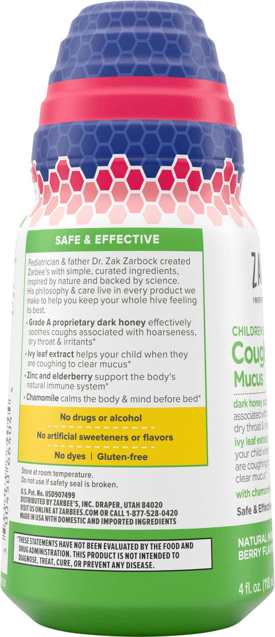 Zarbee’s Children's Nighttime Berry Cough Syrup