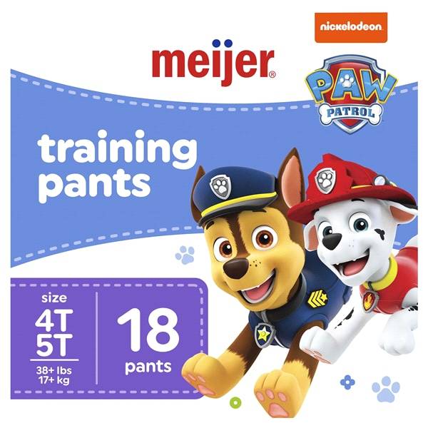 Meijer Training Pants Jumbo Boy 4t/5t ( 18 ct)