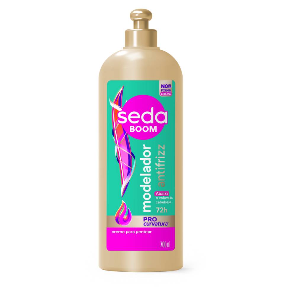 Seda creme para pentear boom modelador antifrizz (700ml)