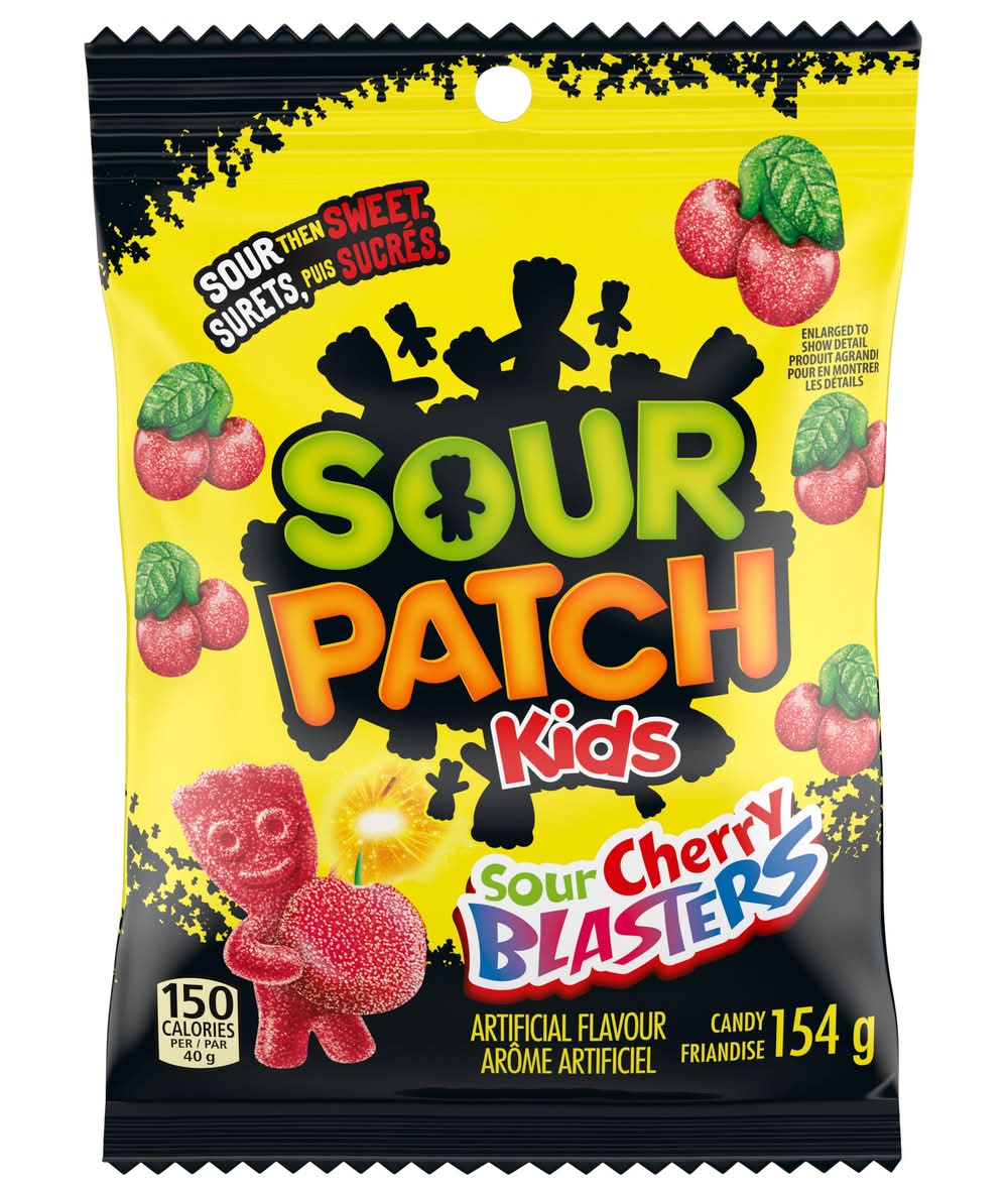 Sour Patch Kids Fruit Candy, Sour Cherry Blasters (154 g)