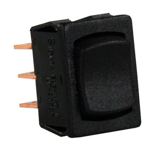 Camping World JR Products 13445 Black Mini Momentary-On/Off/Momentary-On Switch
