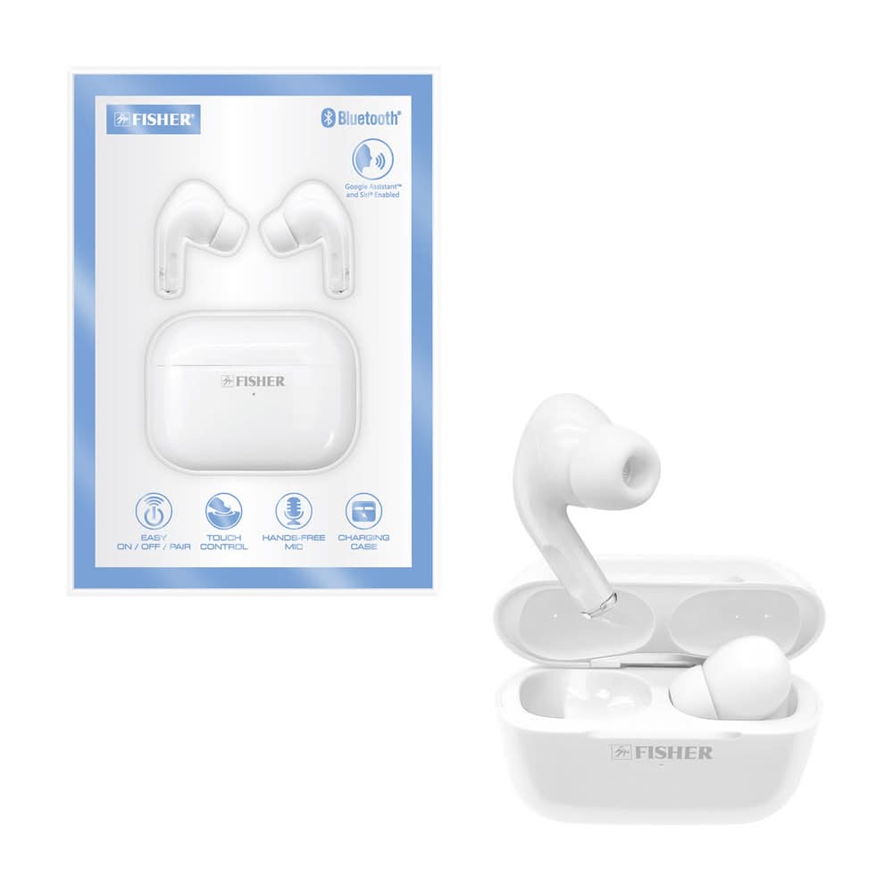 Fisher Cushion Tip True Wireless Earbuds