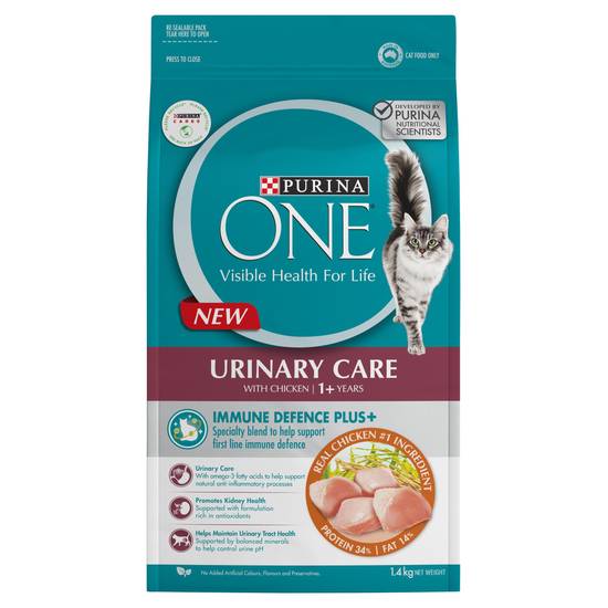 Purina One Adult Dry Cat Food Urinary Tract Health Chicken 1.4kg
