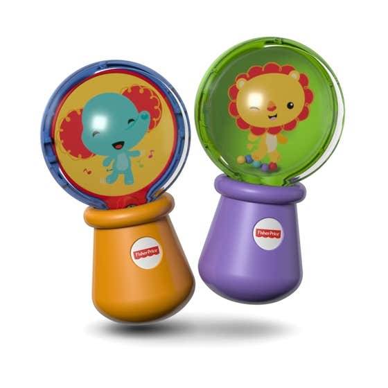 Fisher-price maracas de animalitos (2 un)