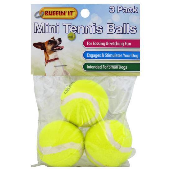 Ruffin' It Mini Tennis Balls (3 ct)