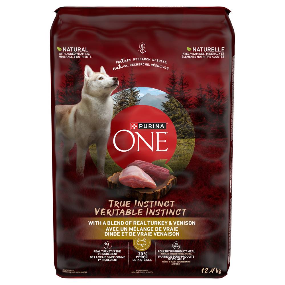 Purina One Turkey & Venison Dry Dog Food (12.4 kg)